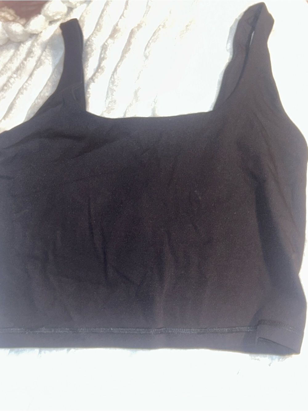 Avia Black Seamless Crop Sports Bralette